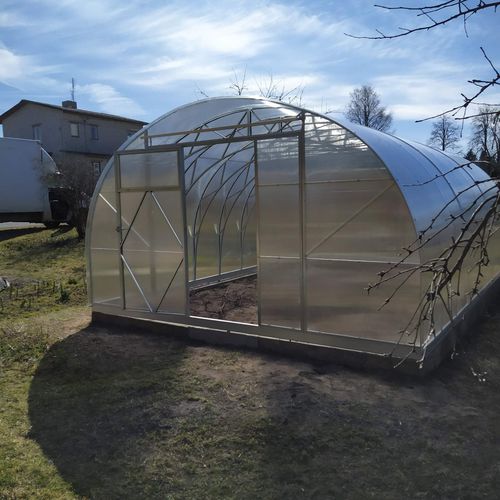 隧道式温室 - ES 4 - Ecoslider Greenhouses and PremiFarm Aeroponic Vert - 钢结构 / 钢结构