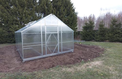 尖顶温室 - EH  3.5 - Ecoslider Greenhouses and PremiFarm Aeroponic Vert - 花园 / 钢结构 / 钢结构