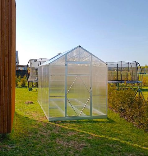 尖顶温室 - EH 2 - Ecoslider Greenhouses and PremiFarm Aeroponic Vert - 花园 / 钢结构 / 钢结构