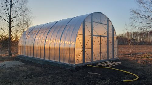 隧道式温室 - E 5 - Ecoslider Greenhouses and PremiFarm Aeroponic Vert - 花园 / 植物园 / 钢结构