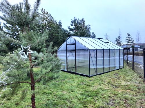 尖顶温室 - EH 3 - Ecoslider Greenhouses and PremiFarm Aeroponic Vert - 花园 / 钢结构 / 钢结构