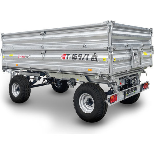 自卸拖车 - T-169/1 - CynkoMet Sp. z o.o. - 双车轴 / 农用 / 4吨
