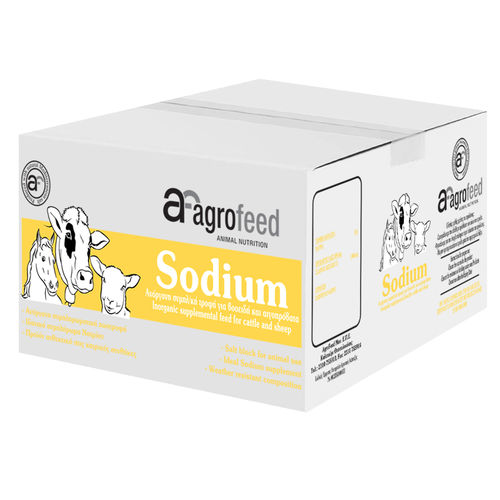 牛舔盐块 - SODIUM  - Agrofeed - 马 / 羊用 / 山羊