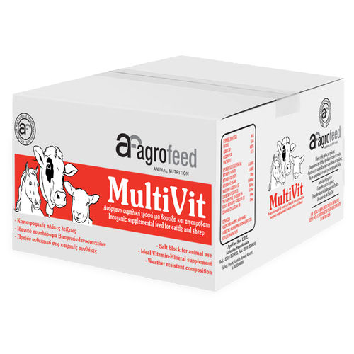 牛舔盐块 - MULTIVIT  - Agrofeed - 微量元素 / 镁 / 微量元素