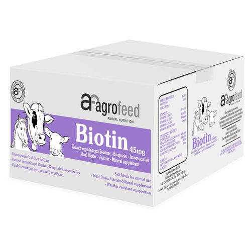 牛舔盐块 - BIOTIN  - Agrofeed - 马 / 羊用 / 山羊