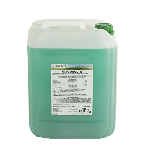 有机肥料 - OLIGOSOL B - Bionature - 微量元素 / 液体 / 缺陷校正