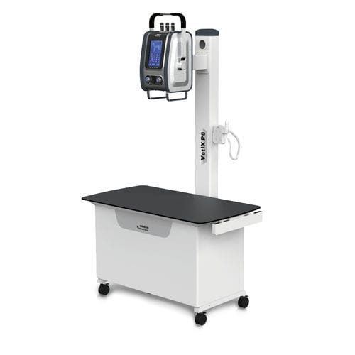 动物放射成像系统 / 数字 - VetiX P8 - Shenzhen Mindray Animal Medical Technology Co., Ltd. - 家畜 / 移动式 / 带有检查台