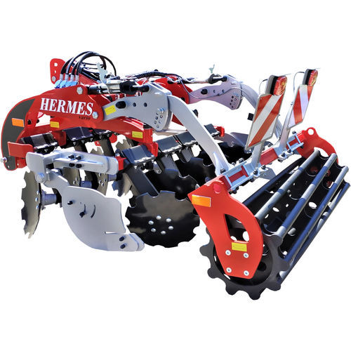 葡萄栽培圆盘耙 - HERMES VARIO - Premium Landmaschinen GmbH - 悬挂式 / 2分区式 / 带滚筒