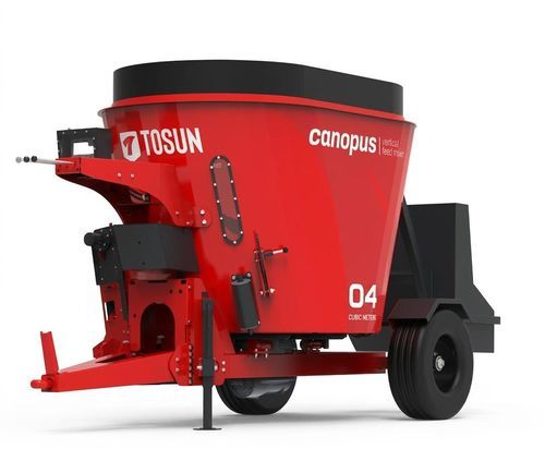 立式螺杆搅拌机 - CANOPUS 04 - TOSUN - 牵引式 / 侧边卸载 / 单螺杆