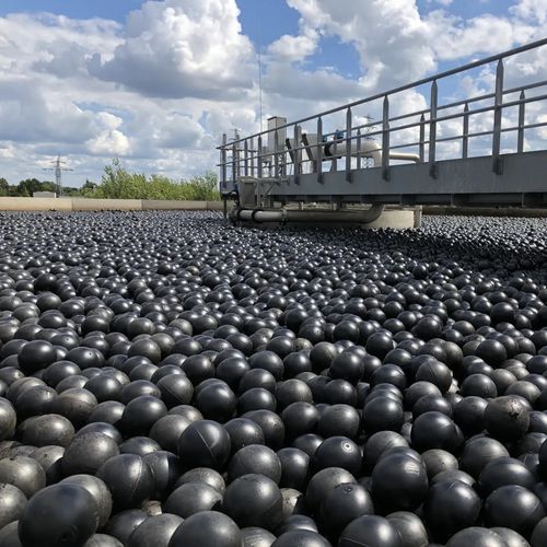 灌溉池浮顶 - Self-Filling Ball® - Euro-Matic - 用于泻湖 / 用于肥料罐 / 塑料