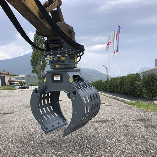 林业抓木器 - G120 - CM SRL - 农用 / 用于小型挖掘机 / 挖掘机用