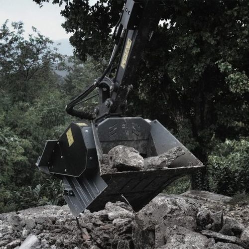 工地铲斗 - CBF-L 120 - CM SRL - 用于废料回收 / 装载机 / 伸缩叉车