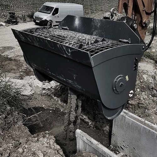搅拌机铲斗 - MIX 800 - CM SRL - 工地 / 用于挖掘 / 采矿用