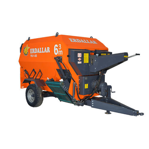 卧式立式饲料搅拌机 - MAK-6-21 - ERDALLAR AGRICULTURAL MACHINERY - 牵引式 / 侧边卸载 / 单螺杆