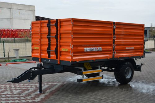 倾卸式拖车 - RMK-50-13 - ERDALLAR AGRICULTURAL MACHINERY - 单车轴 / 农用 / 5吨