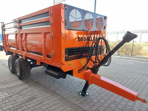牵引式撒肥机 - 10 TON KGDM - ERDALLAR AGRICULTURAL MACHINERY - 垂直喷洒 / 双车轴