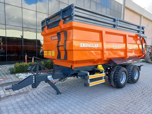 倾卸式拖车 - POOL TYPE - ERDALLAR AGRICULTURAL MACHINERY - 串列轮轴 / 农用 / 10吨