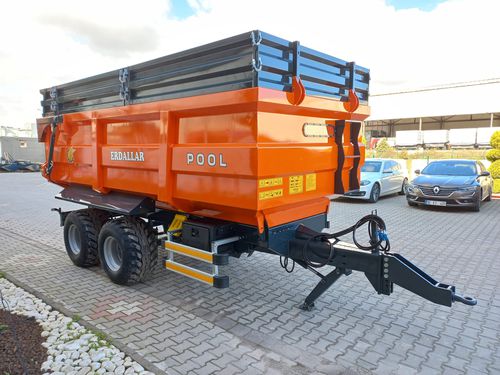 倾卸式拖车 - POOL TYPE - ERDALLAR AGRICULTURAL MACHINERY - 串列轮轴 / 农用 / 12吨