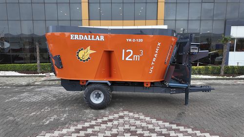 立式立式饲料搅拌机 - 12-12 - ERDALLAR AGRICULTURAL MACHINERY - 牵引式 / 正面卸载 / 双螺杆