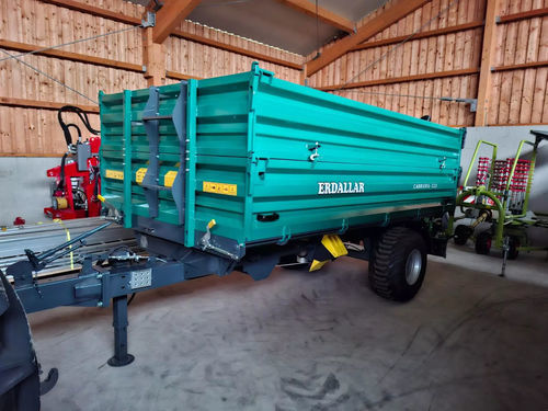 倾卸式拖车 - RMK-60-13 - ERDALLAR AGRICULTURAL MACHINERY - 单车轴 / 农用 / 6吨