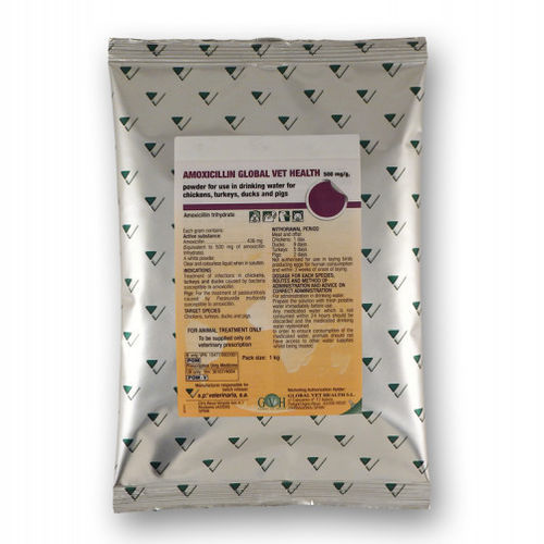 抗菌饲料添加剂 - AMOXICILLIN GLOBAL VET HEALTH - S.P. VETERINARIA, S.A. - 家禽 / 猪 / 干式