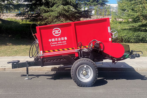 牵引式撒肥机 - 2FGC-3T - Weihai ZY Modern Agricultural Equipment Technology Co.,Ltd - 涡轮 / 单车轴