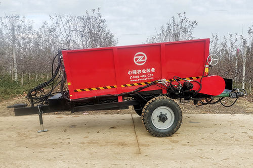 牵引式撒肥机 - 2FGC-4T - Weihai ZY Modern Agricultural Equipment Technology Co.,Ltd - 涡轮 / 单车轴