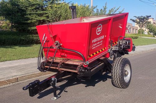 牵引式撒肥机 - 2FGS-3T - Weihai ZY Modern Agricultural Equipment Technology Co.,Ltd - 涡轮 / 单车轴