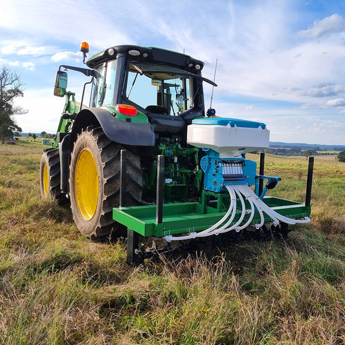 气动条播机 - YXS-05 - Hubei YongXiang Agricultural Machinery Equipment Co., Ltd. - 8行 / 覆盖作物 / 香草