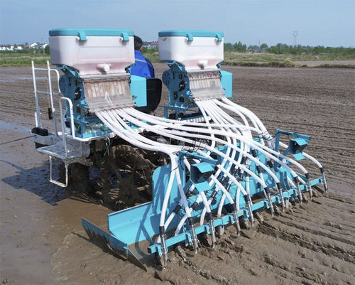 气动条播机 - YXSF-09 - Hubei YongXiang Agricultural Machinery Equipment Co., Ltd. - 12行 / 稻田 / 拖拉机悬挂