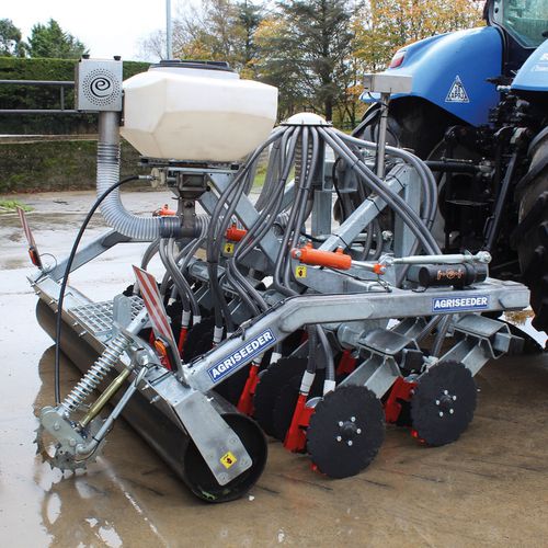 漏斗式条播机 - Agriseeder™ E Series - ERTH ENGINEERING Ltd. - 犁铧 / 覆盖作物 / 香草