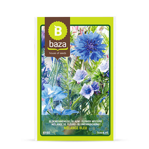 混合花卉种子 - 6192 - BAZA Seeds Holland b.v. - 一年生 / 蓝色 / 用于花园