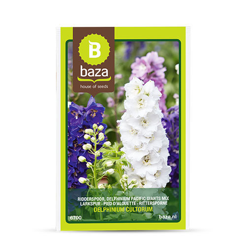 多年生花卉种子 - Larkspur - BAZA Seeds Holland b.v. - 白色 / 蓝色 / 粉色