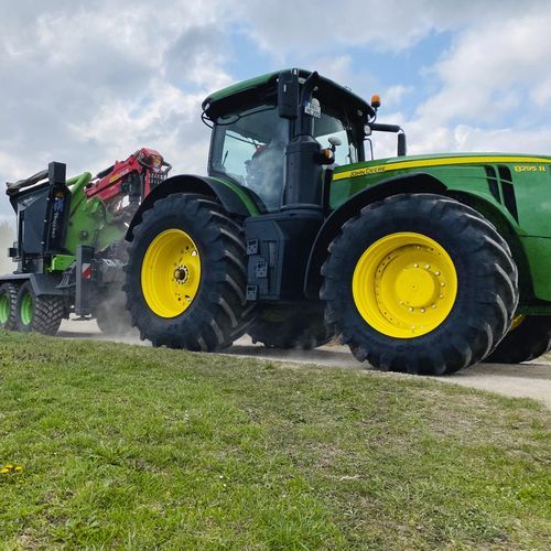 牵引式树枝粉碎机 - HM14-800 series - HEIZOHACK France - 带轮 / PTO驱动 / 带吊车