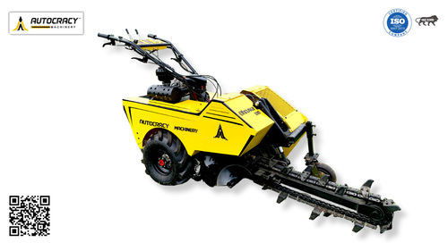 小型掘沟机 - Mini Self Propelled Trencher - Dhruva 100 - Autocracy Machinery Private Limited - 带链子 / 自走式