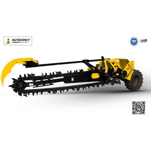 带链子掘沟机 - Tractor Trencher - Rudra 150 XT - Autocracy Machinery Private Limited - 拖拉机悬挂