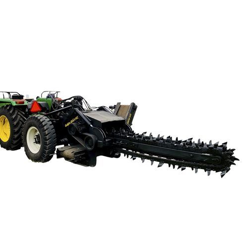 立式掘沟机 - Trencher Machine with Conveyor - Gaja 200XC - Autocracy Machinery Private Limited - 传送