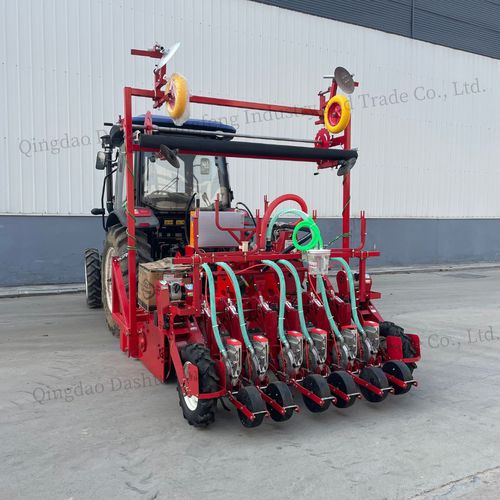 气动精密播种机 - 2QS-6H - Qingdao Dashun Jingfeng Agricultural Machinery Co., Ltd. - 6行 / 蔬菜 / 三点悬挂