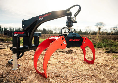 林业抓木器 - Grip 130 - BRUGGER MACHINERY SRL - 前置装载机 / 拖拉机 / 通用