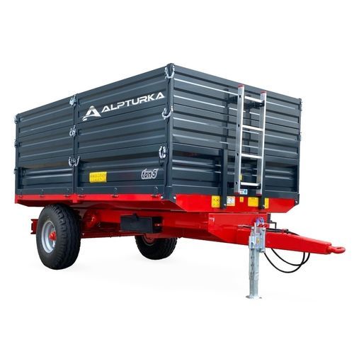 自卸拖车 - TR-S series - ALPTURKA TARIM MAK.DIS TIC.LTD.STI - 单车轴 / 农用 / 0 t...10 t