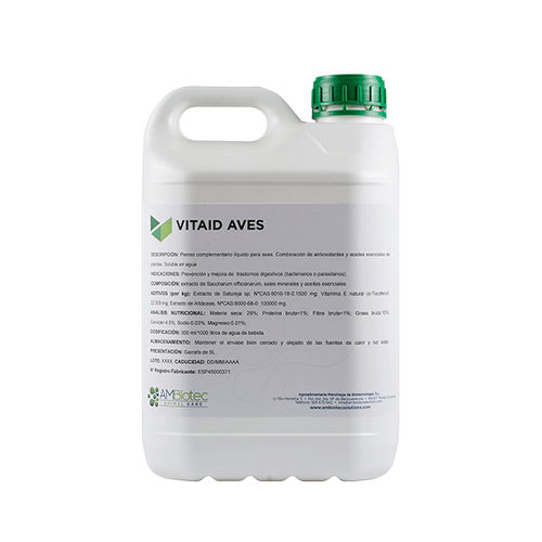 动物饲料补充剂 - VITAID AVES - AMBiotec - 家禽 / 精油 / 液体