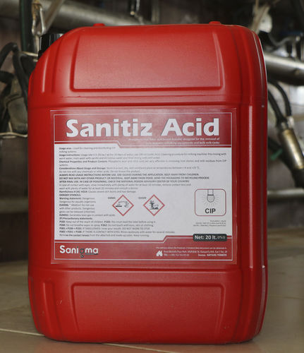 液体抗菌剂 - Sanitiz Acid - Sanigma Dis. Tic. Ltd. Sti. - 挤奶作业系统 / 磷酸基