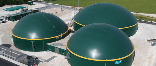 双层膜防护罩 - dbds Deutsche Biogas Dach-Systeme GmbH - 聚酯 / PVC / 沼气