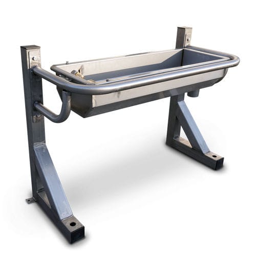 牛饮水器 - RBalduzzi S.r.l. Inox Farm Solutions - 槽型 / 不锈钢 / 固定