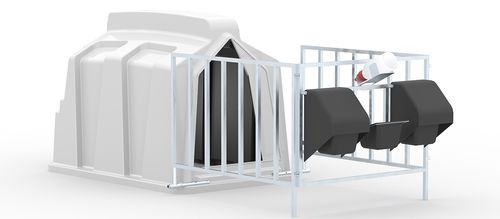 牛犊舍 - Milk’n’Roll Calf Management Solutions - 畜牧养殖 / 独立型 / 塑料