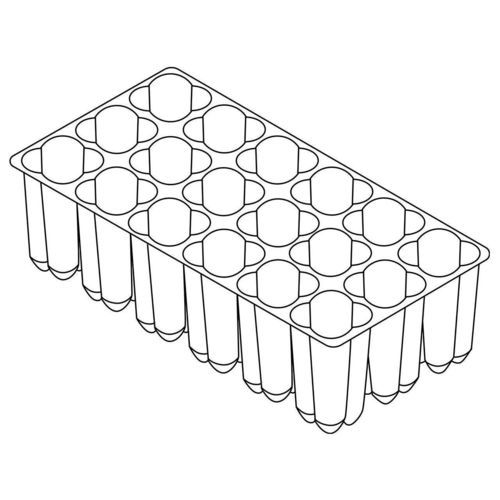 塑料育苗盘 - 81920 - Air Tray Technologies by Blackmore Company - 重复使用型 / 圆形 / 深