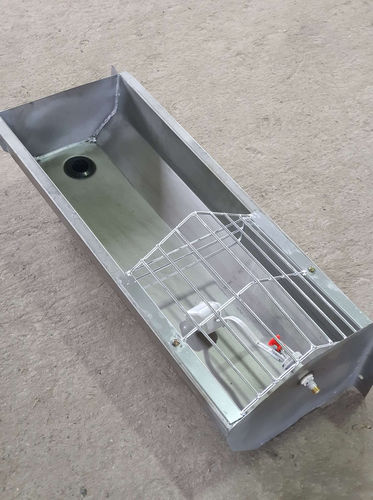 牛饮水器 - DRIF6. 2000 - AHI - FARM CAMARA - 槽型 / 不锈钢 / 多入口