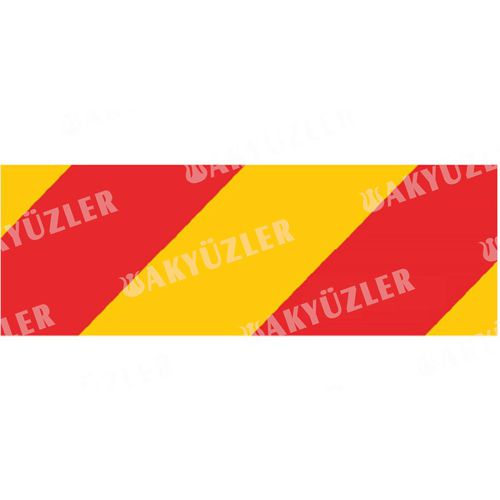 卡车反光板 - 8010003, 8010004 - AKYÜZLER KAROSER - 矩形 / 橙色 / 红色