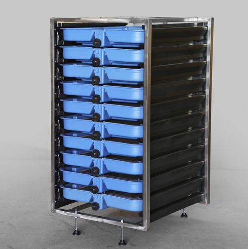 鳟鱼鱼卵孵化器 - SX 100 - HSK AQUA CULTUR - 鲑鱼 / 立式 / 鱼