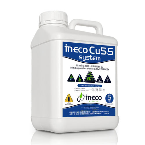 高铜肥料 - Cu5,5 - Ineco Biotech - 液体 / 叶面